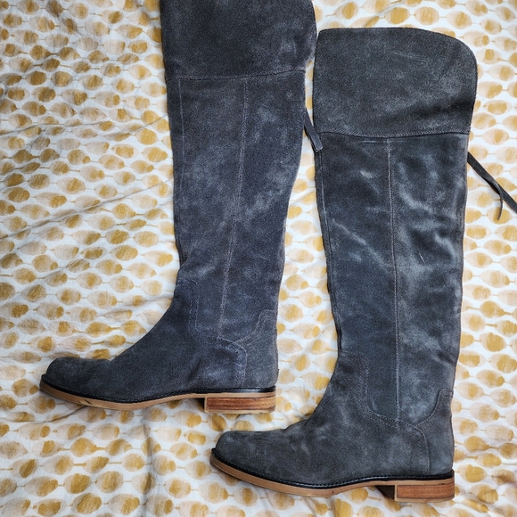 Franco Sarto Shoes Franco Sarto Carlisle Gray Over Knee Tall